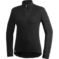 Woolpower Skipullover Zip Turtleneck 200 Schwarz-M