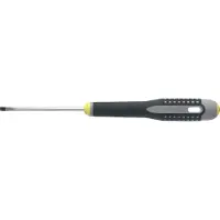 Bahco ERGO Schraubendreher für Schlitzschrauben mit 3-Komponenten-Griff, 1,6 mm × 8 mm × 150 mm