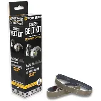 Work Sharp Knife & Tool Sharpener Ken Onion Edition (Mk.1 & Mk.2), Replacement Belt Kit WSSAKO81118, 5-teiliges Schleifband-Set, X65, 220 Grit
