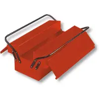 Bahco Metallwerkzeugkasten Mit Der Möglichkeit Ein Vorhängeschloss Anzubringen 275 Mmx210 Mmx435 Mm 3 Fächer