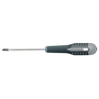 Bahco ERGO Skruetrækker BE-8821 Pozidriv kærv PZ2 klinge 100mm, håndtag 27x122mm total længde 222mm
