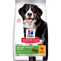 Hill's Pet Nutrition Mature Adult Senior Vitality Large Breed Huhn Reis Hundefutter | 14 kg