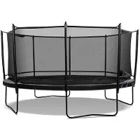 North Legend Oval Trampolin 350x245 cm mit Sicherheitsnetz