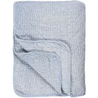 Ib Laursen Quilt gestreift in blau | Gr.: onesize