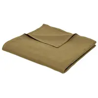 TODAY Wirfdecken Plaid XL 150/200 Gaze de coton Essential Bronze herren