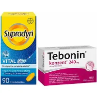 Diverse Supradyn Vital 50+ Ginseng + Olive und Tebonin konzent 240 mg 1 St Set