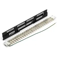 PROCABLE IVF-48-SI INFRALAN Verteilerfeld 19“ 48-Port, 1HE, für Slimline Module, Metallfarben IVF48SI