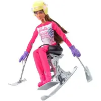 Barbie Para Sport Ski Alpin Puppe, Set inkl. Zubehör