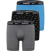 Nike Herren Boxer Shorts, 3er Pack - Boxers, Cotton Stretch, einfarbig