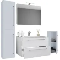 Hioshop Spiegelschrank Badinos