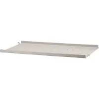 String System Regalboden Metall niedrige Kante Beige 58/2/30