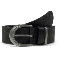 Tom Tailor Ledergürtel "TTSANDRA" 3,5 cm breiter Damengürtel, genarbte Oberfläche, Schließe silberfarben