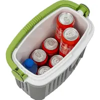 Eda 8-liter-kühlbox aus grauem kunststoff Eda 19715G