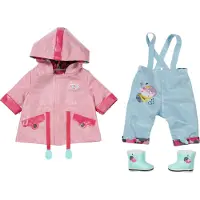 Baby Born Puppenkleidung - Deluxe - Regenbekleidungsset - - One Size - Puppenkleidung