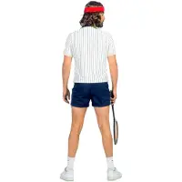 Coppens Retro Tennis Anzug - Sportoutfit Kostüm Karneval