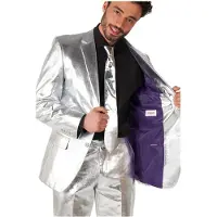 Opposuits Shiny Silver