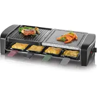 Severin Raclette Grill mit Naturgrillstein RG 9645