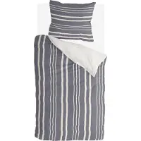 BC-Agentur Byrklund Bettwäsche Steady Stripes, 100% Baumwolle, 155x220, Blau