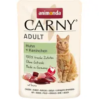 Animonda Carny Pouch 12 x 85 g - Huhn & Kaninchen