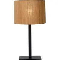 Lucide Tischlampe Magius Rattan