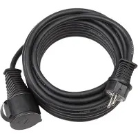 Brennenstuhl 1167820 Baustellen-Verlängerungskabel IP44 25m schwarz H07RN-F 3G1,5