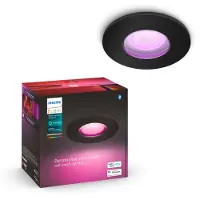 Philips Hue Xamento Badezimmer Einbaustrahler White & Color - Schwarz - Rund