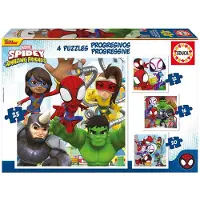 Educa Spidey seine Super-Freunde - Progressive Puzzles