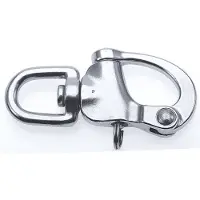 Talamex Snap With Eye Schäkel Silber 12 mm Silber 12 mm