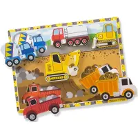 Melissa & Doug Puzzle Autos 9 Teile