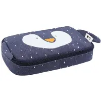 Trixie Federmäppchen blau rechteckig - Mr. Penguin Etui für die Schule