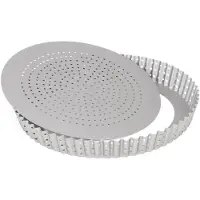 Patisse Kuchenform Silvertop 28 cm perforiert