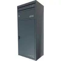 SafePost 65 Briefkasten mit Paketfach anthrazit