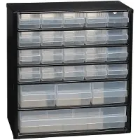 Raaco 24 Schubladen Metallschrank, Kleinteilemagazin