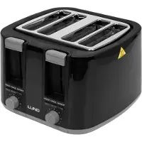 LUND Toaster 1300-1500W Schwarz - W-67501