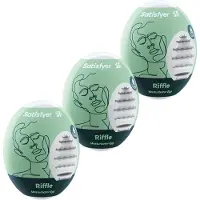 Satisfyer Egg Riffle - Ei-Masturbator-Set (3 Stück)