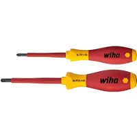 Wiha SB328S2 Schraubendreher Set SoftFinish electric PlusMinus/Pozidriv 2-tlg. in Blister (32282)