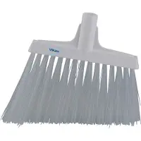 Vikan Hygiene 2914-5 Eckbesen, weiße harte lange schräge Fasern, 290 mm