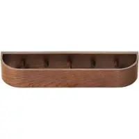 Audo Copenhagen Epoch Wandaufhängung, dunkelbraun, 50 cm, Holz - Audo , Epoch, Holz, für Wohnzimmer, Holz, Design