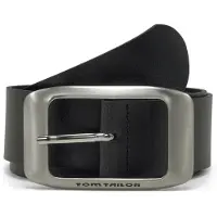 Tom Tailor Ledergürtel "TTAMY", Damen, Gr. 90, schwarz, Rindsleder, Gürtel Ledergürtel, 4 cm breiter Damengürtel, modisch vielseitig, Topseller