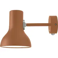 Anglepoise Type 75 Mini Wandlampe mit Schalter, rostbraun - , Type 75 Mini, dimmbar, Braun / Rost, für Wohnzimmer, Metall, Design