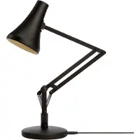 Anglepoise 90 Mini Mini Tischleuchte Carbon Black - , 90 Mini Mini, dimmbar, Schwarz, für Arbeitszimmer / Büro, Metall, Industrielles Design