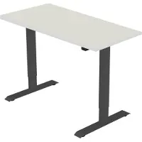 Celexon elektrisch höhenverstellbarer Schreibtisch Economy eAdjust-71121 - schwarz, inkl. Tischplatte 150 x 75 cm