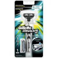 Gillette Mach3 Rasierer, Schwarz, Edelstahl, 1 Stück(e)