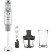 Moulinex Quickchef, Pürierstab, 0,8 l, Pulsfunktion, 1000 W, Grau, Edelstahl