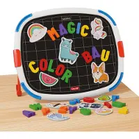 Quercetti Magnettafel - Buchstaben/Figuren - 58 Teile - 5321 - - One Size - Magnetspielzeug