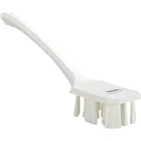 Vikan UST 4196-5 Spülbürste, groß weiß, weiß, langer Griff, 70x395mm