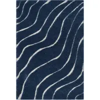 Safavieh | Teppich Raton blau Kunstfaser 230x160 cm | NADUVI