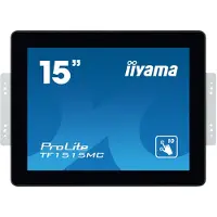 Iiyama TF1515MC-B2, 38,1 cm (15"), 1024 x 768 Pixel, XGA, LED, 8 ms, Schwarz
