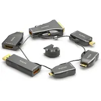 PureLink Adapter Ring groß IQ-AR210 miniDP/DP/USB-C/MiniHDMI/MicroHDMI/DVI