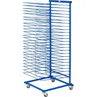 Konga Mekaniska Bildertrockenwagen in blau 460x500x1200mm mit 25 Böden
